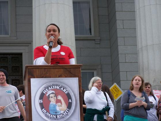 health care rally